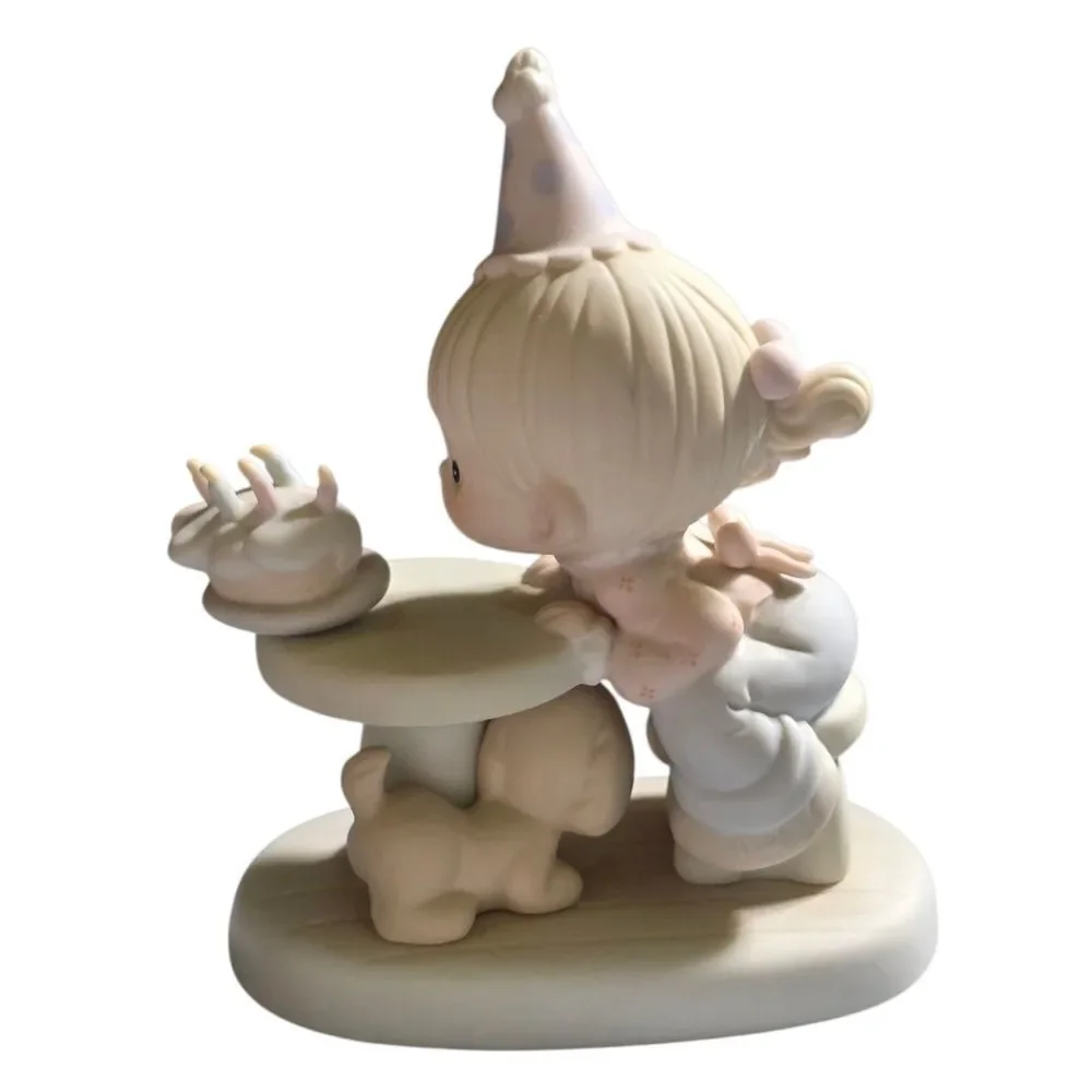 Precious Moments Cream and Pink Decor Accent Figurine